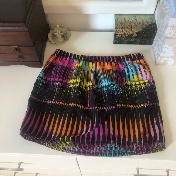 Roxy Multicolor Mini Skirt - Picture 2 of 8